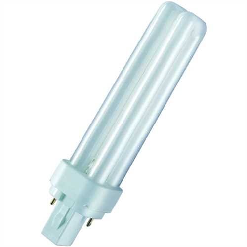 Newlec™ Energiesparlampe, HRX-D, B, 13 W, G24d-1, 900 lm, 27 x 141 mm, 840 hellweiß, mittlere Lebens