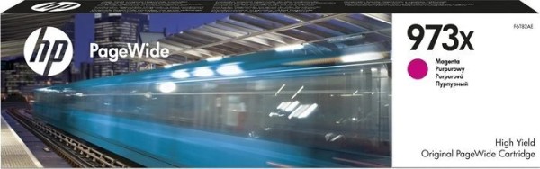 HP Tintenpatrone, 973X, F6T82AE, original, magenta, 7.000 Seiten