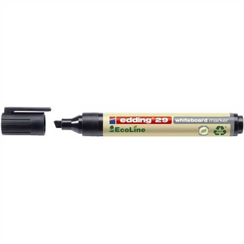 10 edding 29 Ecoline Whiteboard-Marker schwarz 1,0 - 5,0 mm