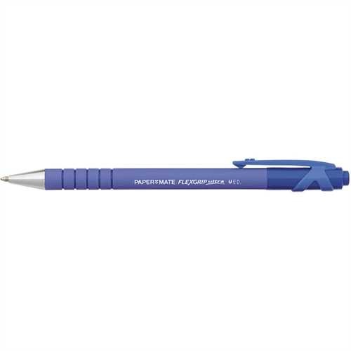 PAPER MATE Kugelschreiber FLEXGRIP ultra RT, Druckmechanik, M, 1 mm, Schreibfarbe: blau