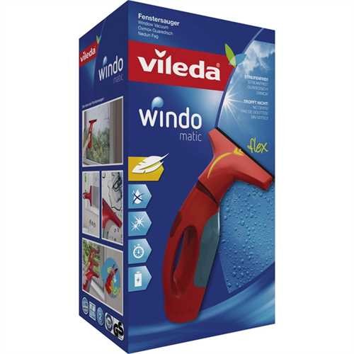 vileda Fenstersauger Windomatic, Breite: 12 cm, rot
