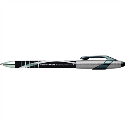 PAPER MATE Kugelschreiber FLEXGRiP Elite, B, 0,8 mm, Schreibfarbe: schwarz