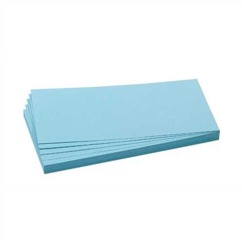 FRANKEN Moderationskarte, Rechteck, 20,5 x 9,5 cm, 130 g/m², hellblau (500 Stück)