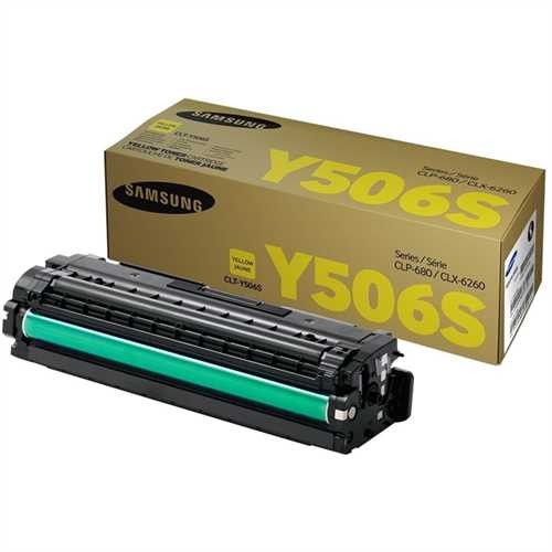 SAMSUNG Toner, CLT-Y506S, original, gelb, 1.500 Seiten