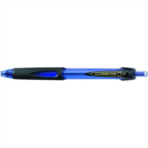 uni Kugelschreiber POWER TANK SN-220, 0,4 mm, transparent, Schreibfarbe: blau