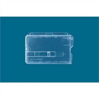 IDENTA Ausweishülle, mit Cliploch, für 1 Ausweis mit Schieber, Hartplastik, transparent IDENTA Ausweishülle, mit Cliploch, für 1 Ausweis mit Schieber, Hartplastik, transparent