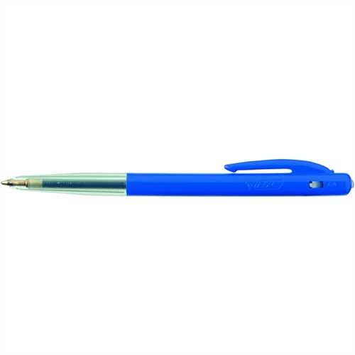 BIC Kugelschreiber M10™ clic, Einweg, Druckmechanik, M, 0,4 mm, Schreibfarbe: blau