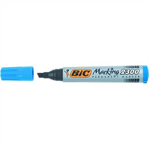 BIC Permanentmarker Marking™ 2300, Keilspitze, 3,7 - 5,5 mm, Schreibfarbe: blau
