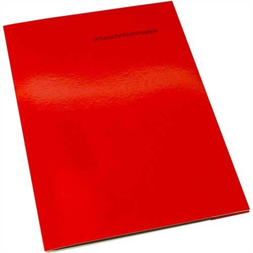 VOKO datox Unterschriftsmappe OM1, Karton, A4, 10 Fächer, rot
