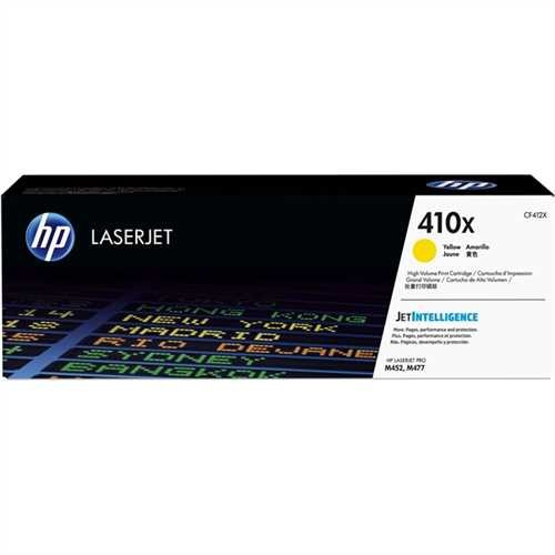 HP Toner, 410X, CF412X, original, gelb, 5.000 Seiten