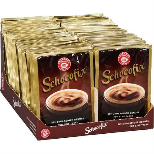 TEEKANNE Trinkschokolade Schocofix Classic, Pulver, Karton, 50 Beutel à 25 g (50 Stück)