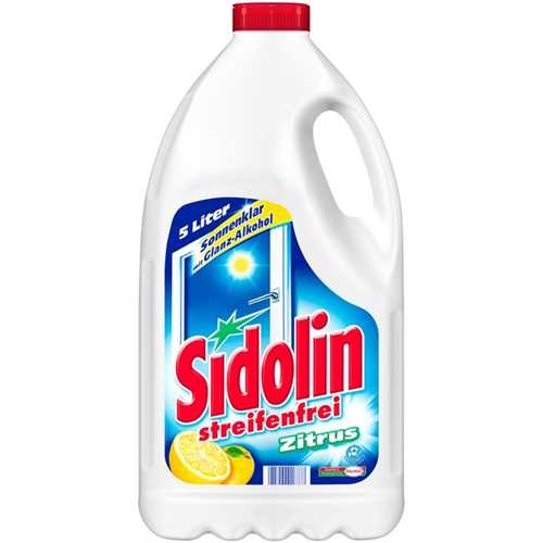 Sidolin Glasreiniger, flüssig, Kanister, Zitrus (5 l)