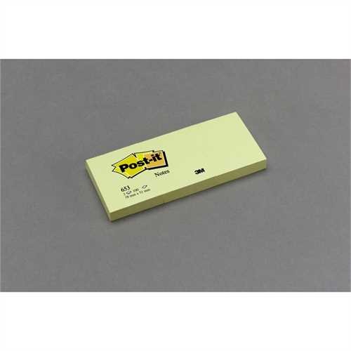 Post-it Haftnotiz, 51 x 38 mm, gelb, 100 Blatt (1 Block)
