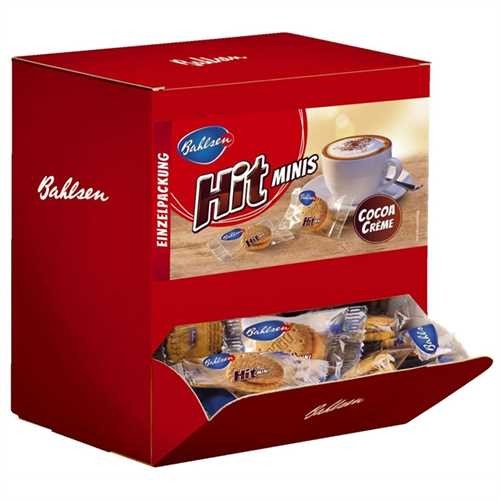 BAHLSEN 41750 - Gebäck Hit Minis, Kakaocreme-Füllung, Spenderkarton, 150x1 Stück, 975 g