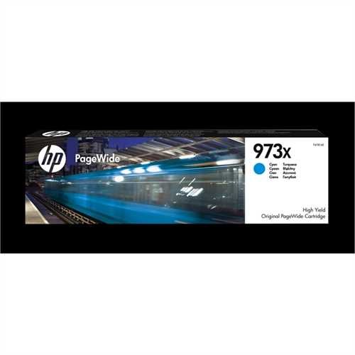 HP Tintenpatrone, 973X, F6T81AE, original, cyan, 7.000 Seiten