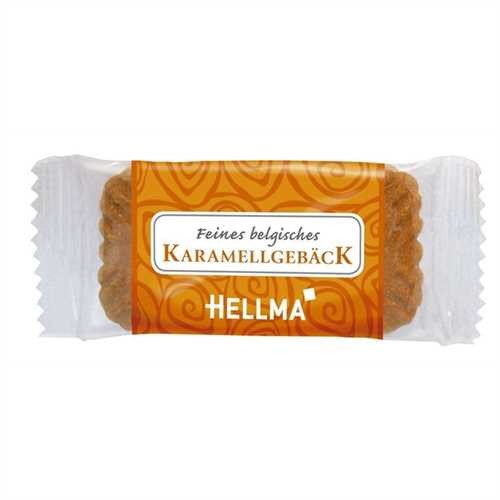 HELLMA Gebäck Karamell, Karton, 300 x 1 Stück (1.800 g)