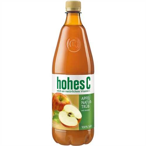 hohes C Fruchtsaft, Apfel naturtrüb, PET-Flasche, 12 x 0,5 l (12 Flaschen)