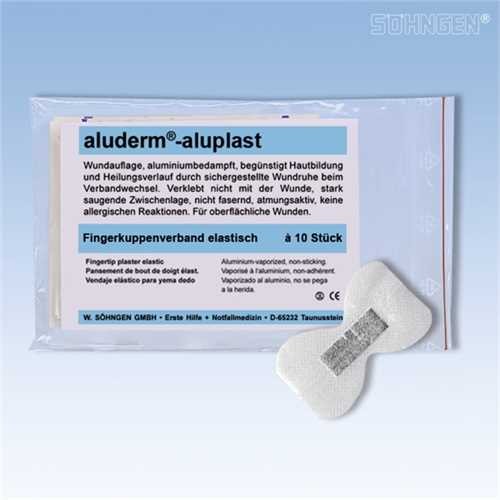 aluderm Fingerkuppenverband, elastisch, 4,3 x 7,2 cm (10 Stück)