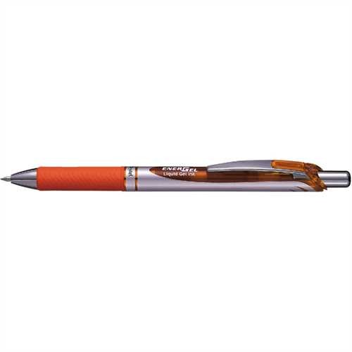 Pentel Gelschreiber ENERGEL BL77 Xm retractable, Druckmechanik, 0,35 mm, Schreibfarbe: orange