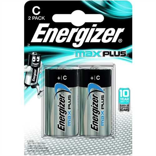 Energizer Batterie, MAX PLUS™, Alkaline, Baby, C, LR14, 1,5 V (2 Stück)