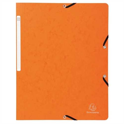 EXACOMPTA Eckspanner, Manilakarton, 400 g/m², A4, 24 x 32 cm, orange