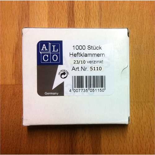 ALCO Heftklammer, 23/10, verzinkt (1.000 Stück)