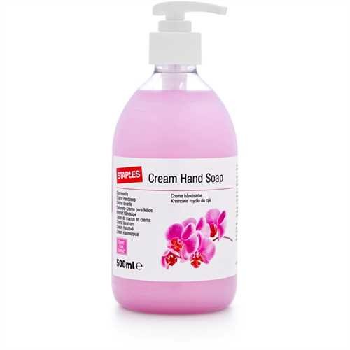 Staples Creme Handwaschseife 500ml Pink Orchid